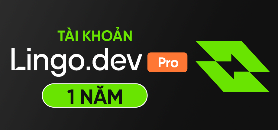 Lingo Dev Pro 1 năm - Tài khoản